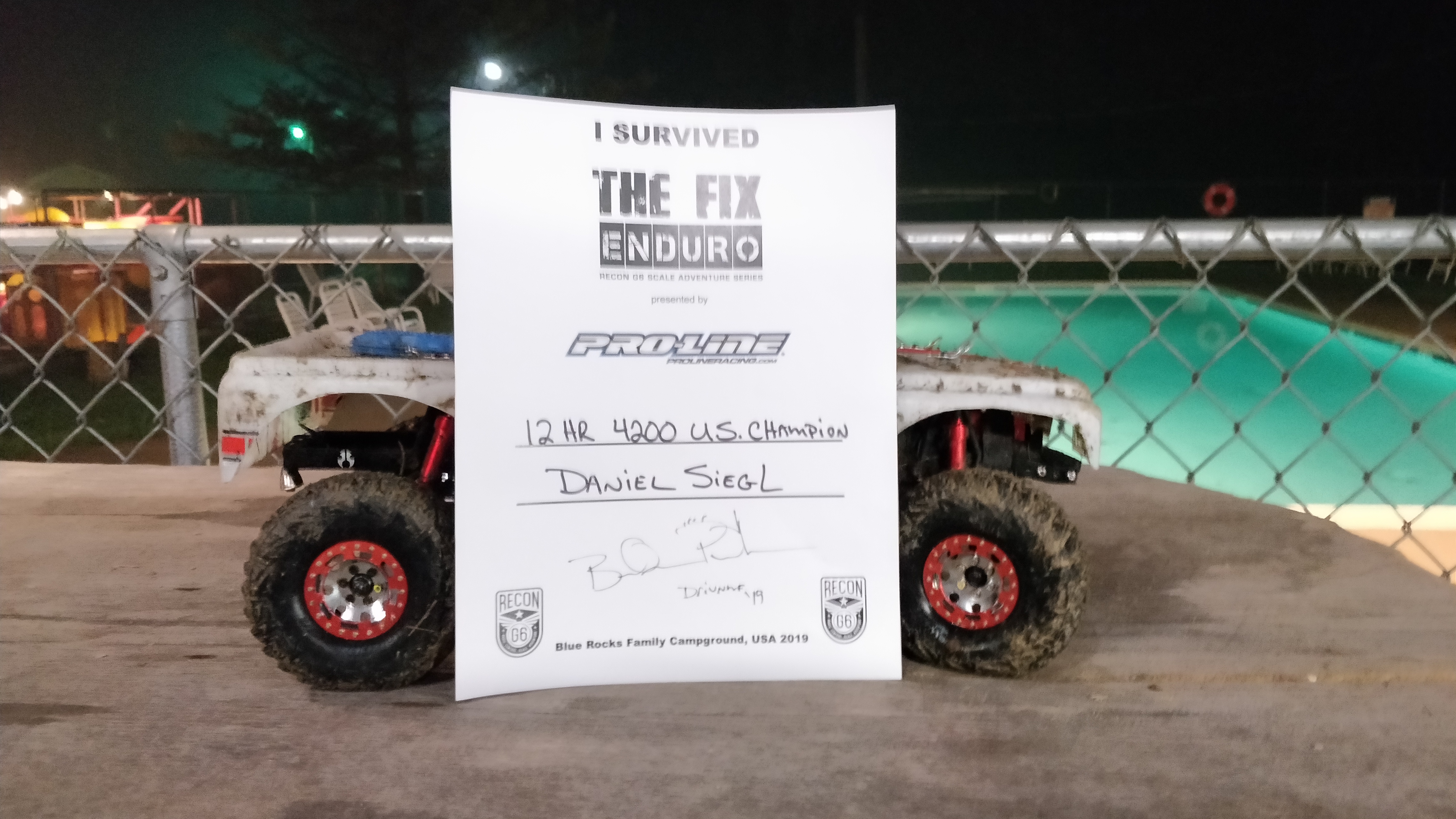 Endure It! Daniel wins the 4.19 Class with RC4WD Equipped 10.2 at the US Fix