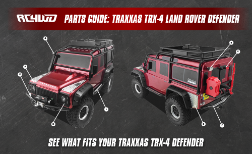 Accessorio scala ladro per Traxxas TRX4 TRX-4 Bronco Defender Body-Black